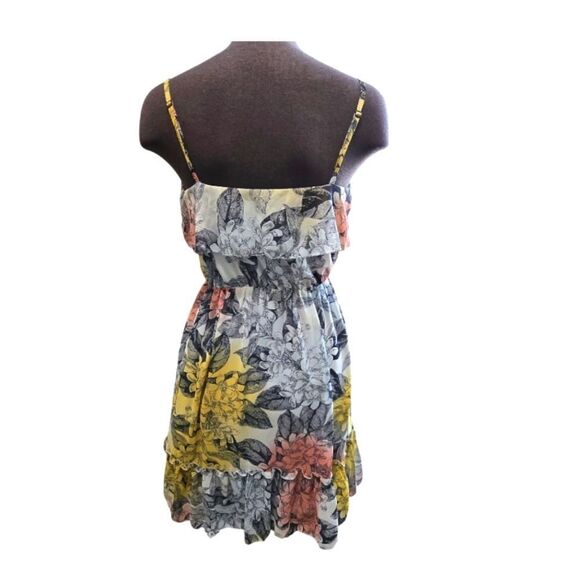 EC FLORAL MULTI COLORED DRESS SZ. S - Picture 2 of 5